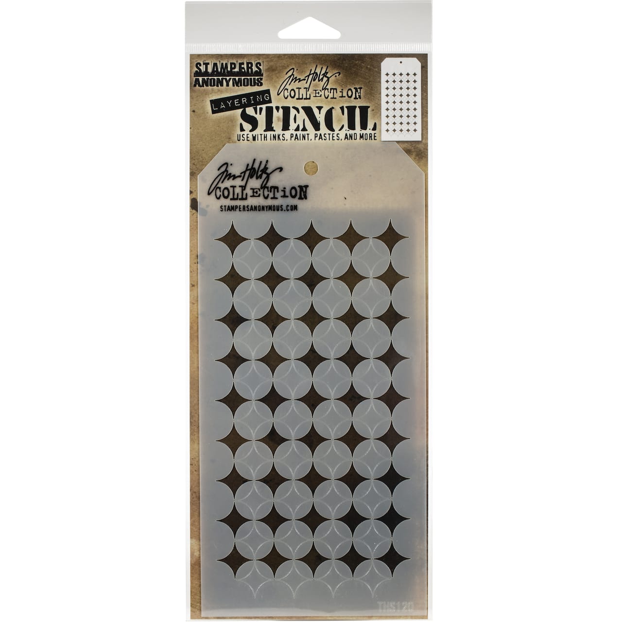 Stampers Anonymous Tim Holtz&#xAE; Shifter Burst Layered Stencil, 4&#x22; x 8.5&#x22;